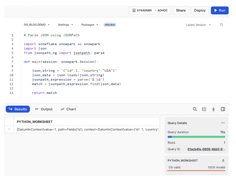 Snowpark Stored Procedure Development using Python Worksheets | phData