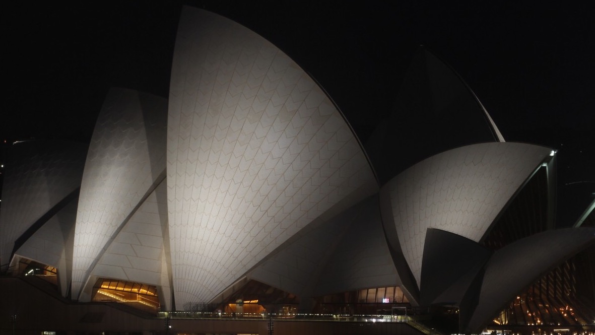 Oper Sydney bei Nacht