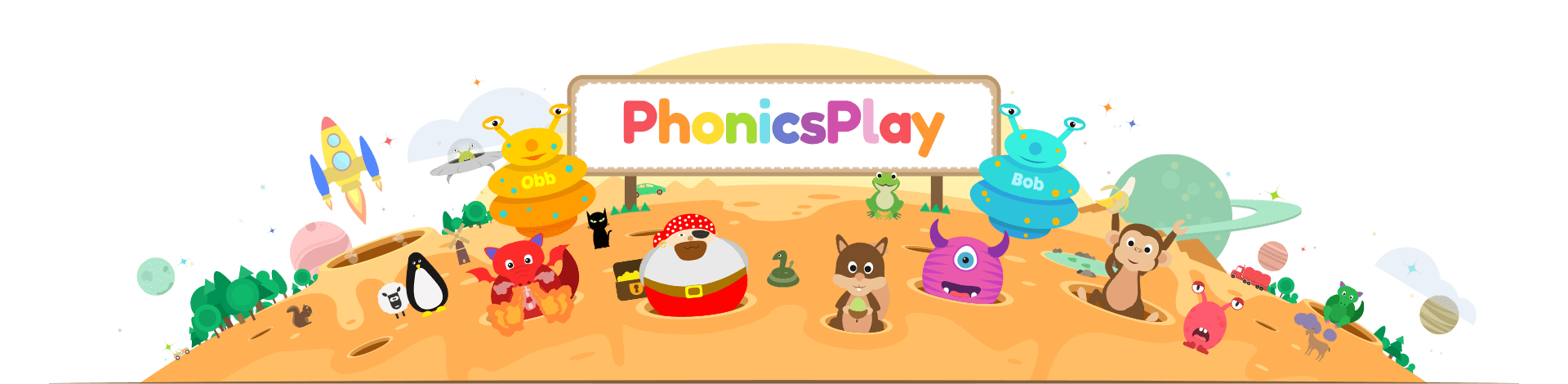 Looking for fun, safe games kids can play online? Phonics Play