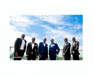 bridegroom and groomsmen