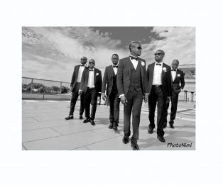 bridegroom and groomsmen