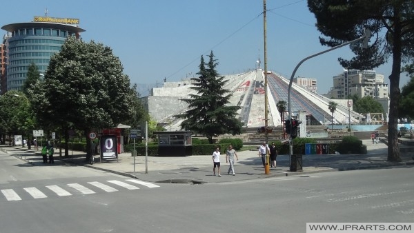 Pyramid in Tirana, Albania