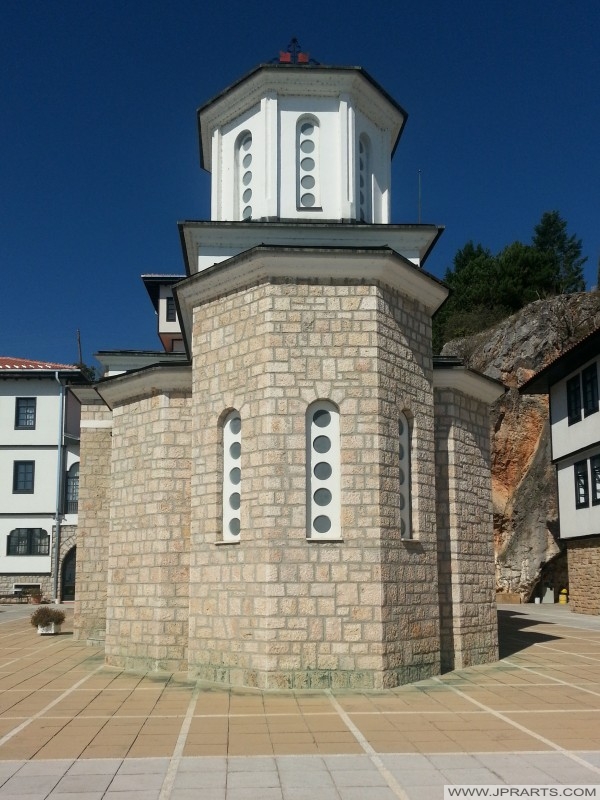 Side view Kalishta Monastery (North Macedonia)