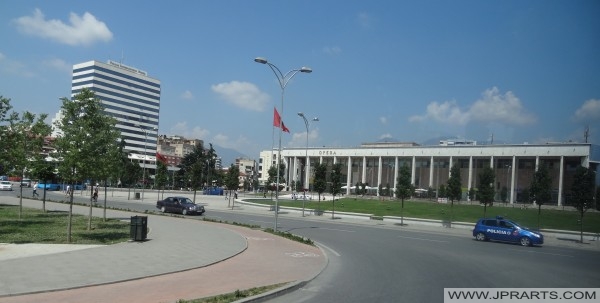 Tirana International Hotel and the Opera