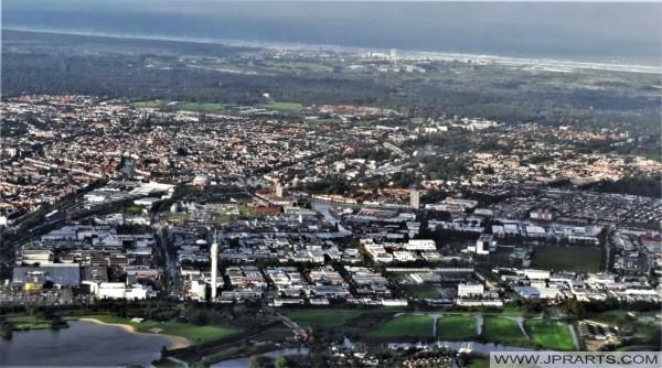 Aerial View of Haarlem, Netherlands