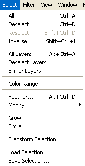 Photoshop Interface Tutorial: The Select Menu | psdeffectstutorials