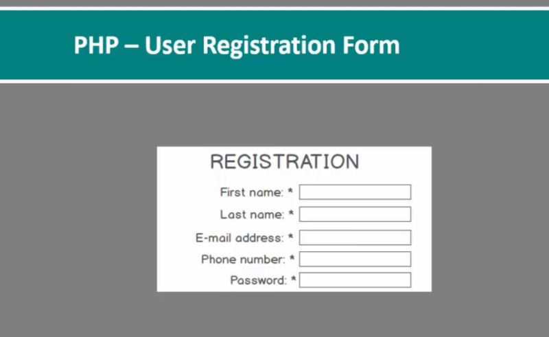 Creating A Registration Form Using Php Pdf Php Software Development - Elegant Abstract Art - HD