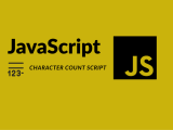 Javascript Character Count Script Simple Tutorial For Beginners Php