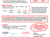 Factor Label Method In Chemistry Dimensional Analysis Unit Conversions