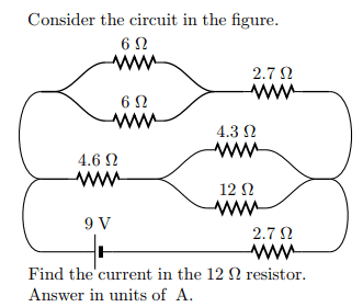 Finding The Current Through A Resistor Working With