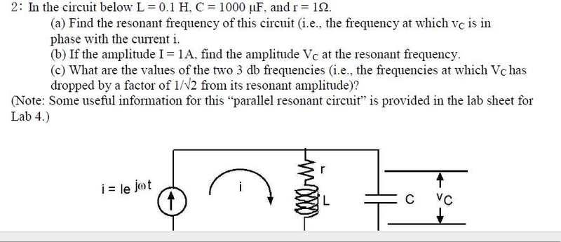 Help Finding Amplitude Of Voltage Across Capacitor At