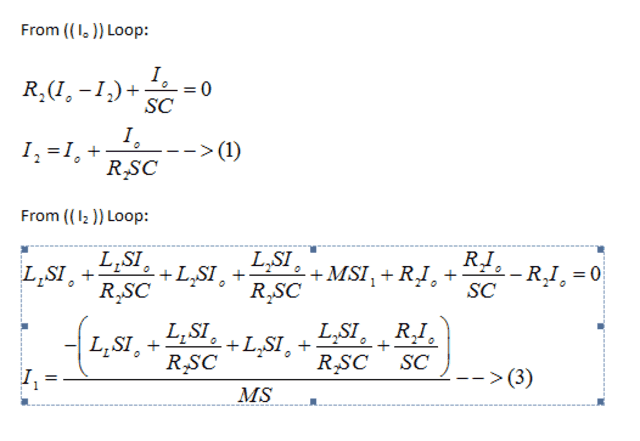 Mutual Inductance Transfer Function Physics Forums