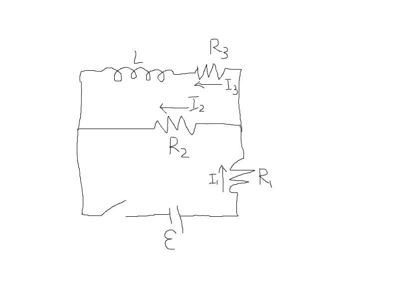 Finding Current For Each Resistor At Different Times