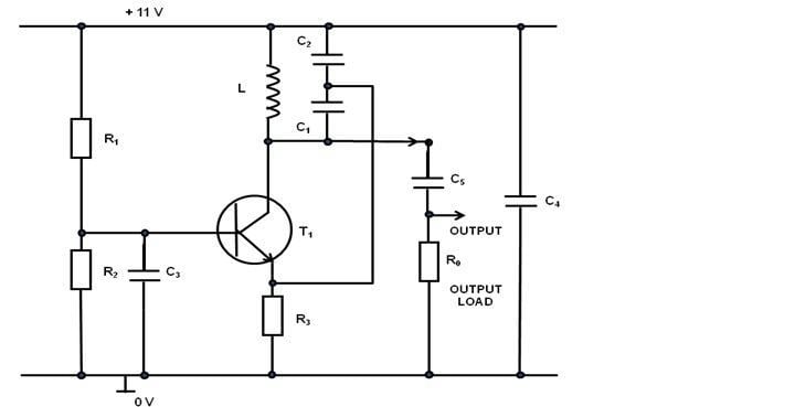 Colpitts Oscillator Purpose Of Capacitors Problem Physics