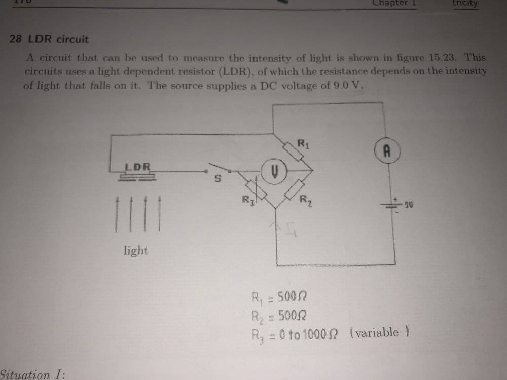 Ldr Circuit Electricity Question Physics Forums