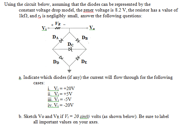 Sample Exam Problems Diodes Physics Forums