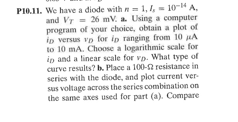 Diode Resistor Combination Physics Forums