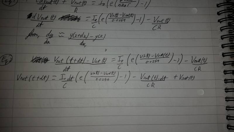 Diode Rc Circuit Differential Equation Physics Forums