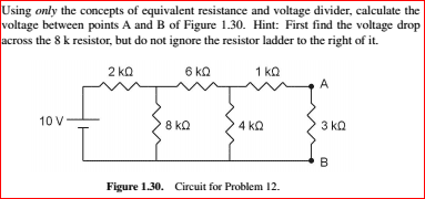 Calculate The Voltage Between Points A And B Physics Forums