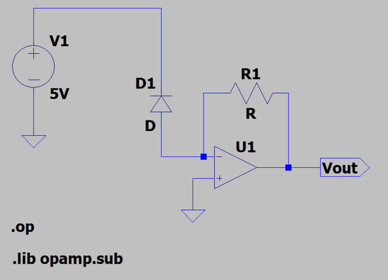 Design Circuit To Convert Current To Voltage Ltspice Also
