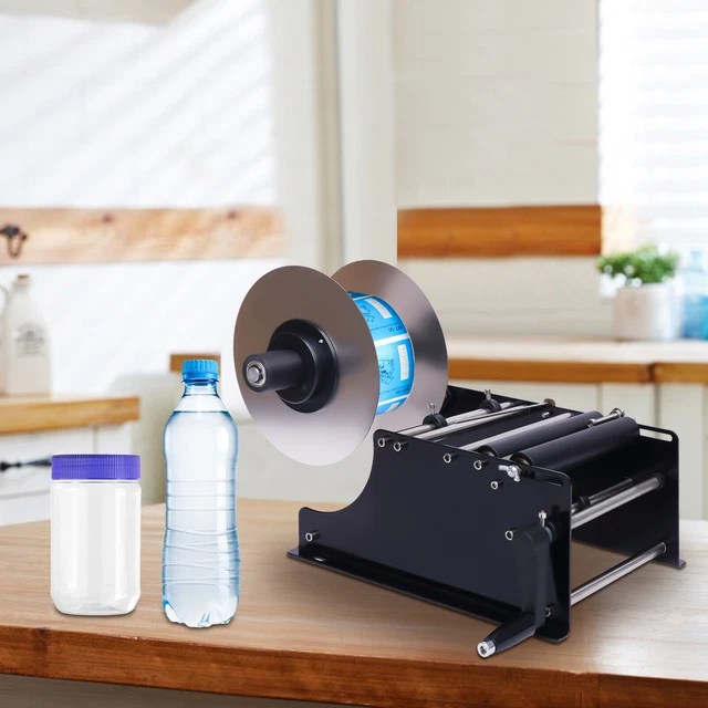 US Semi-automatic Round Bottle Labeling Machine Labeler Machine MT-30 • £45.23 (2)