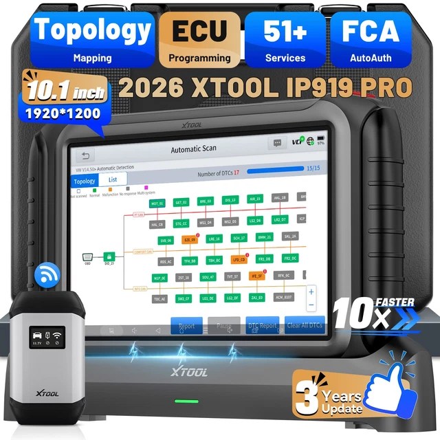 2026 XTOOL IP919 PRO ECU Programming Topology Map Key Coding 2026 XTOOL IP919 PRO ECU Programming Topology Map.webp