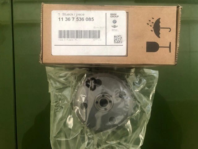 Mini cooper bmw engine timing camshaft sprocket genuine outlet cam