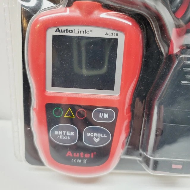 Autel al319 autolink obd ii can code reader reads check engine light codes $45.73