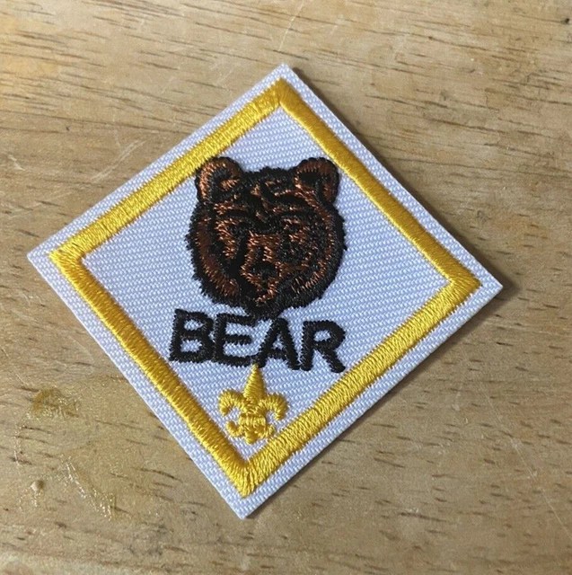 Bsa: cub scout bear uniform patch $3.02