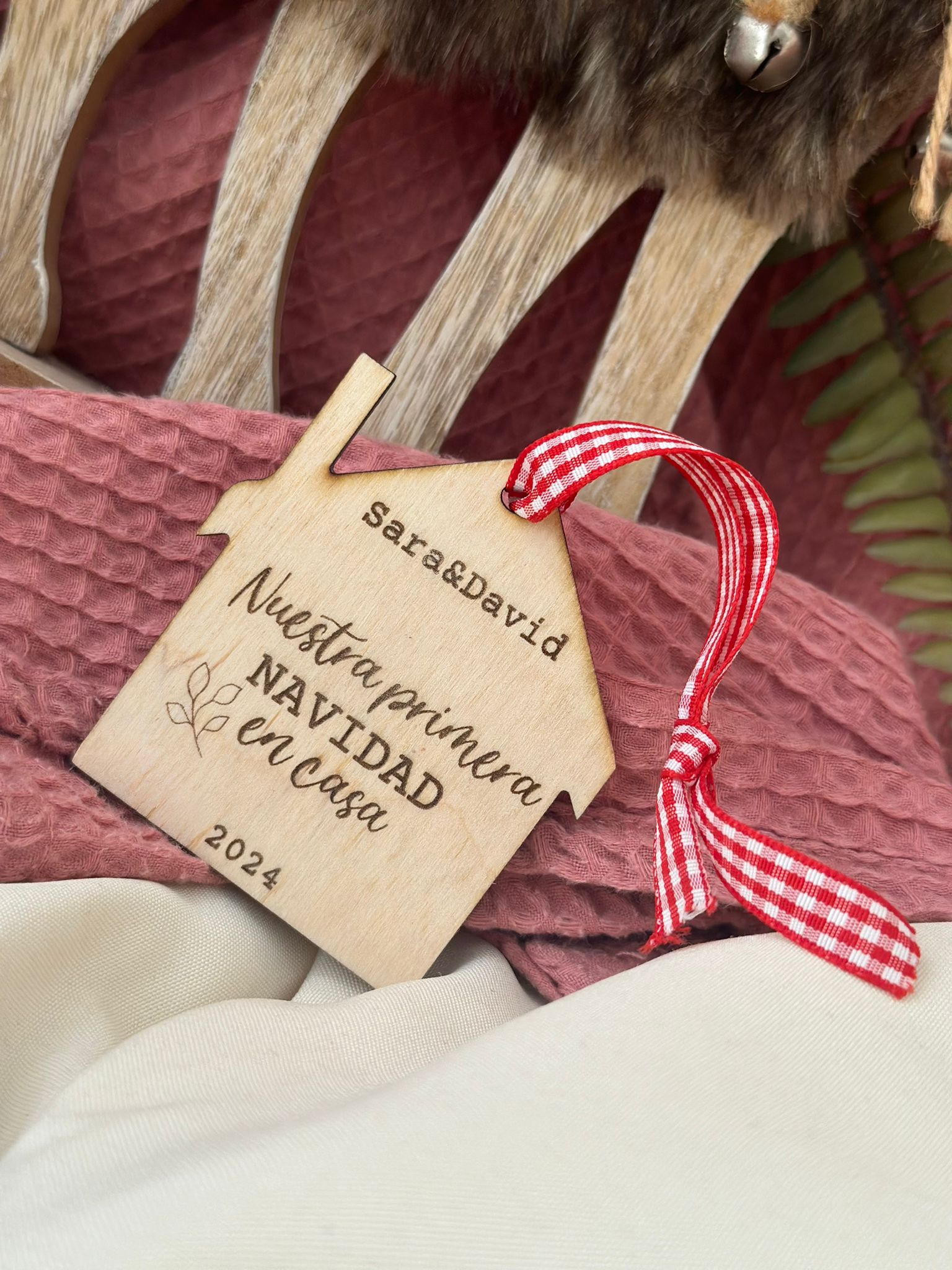 Adorno navidad nuestra primera navidad en casa