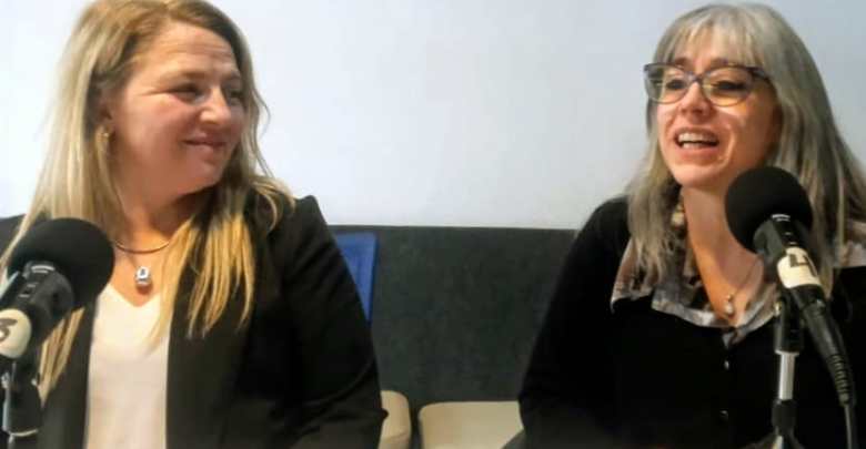 Ana Marks y Adriana Serquis visitaron Sierra Grande.