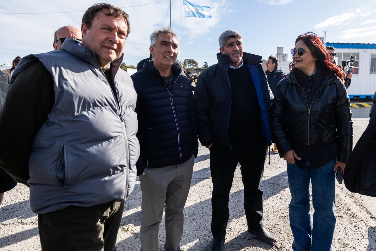 Autoridades visitaron el Puerto del Este.