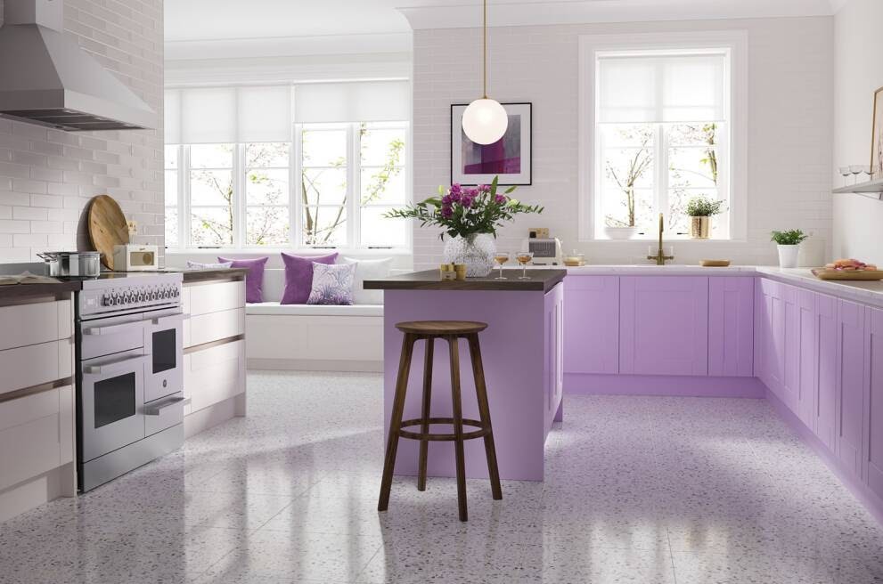 Desain dapur minimalis warna ungu model u. Pilihan Warna Warna Pastel Kekinian Untuk Rumahmu Pinhome