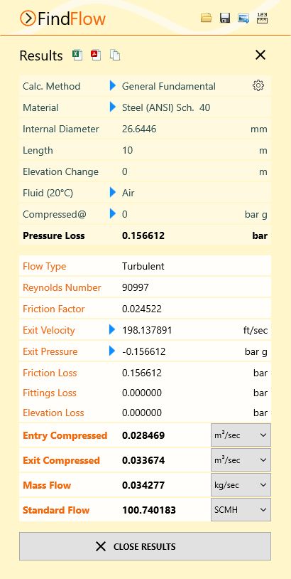 Pipe Flow Wizard Software Calculation Results - Download Incredible Mountain Background | Full HD