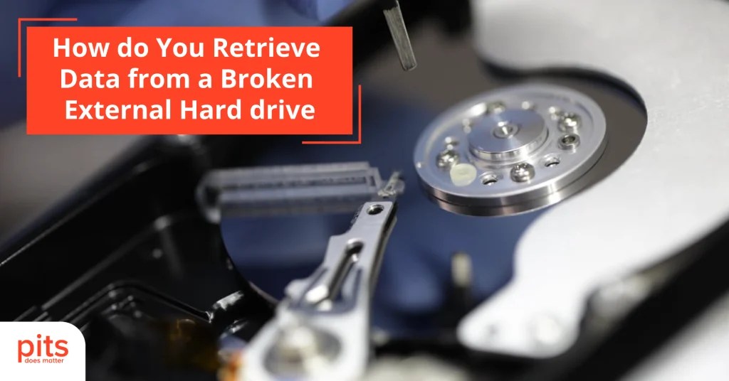 Broken external hard drive