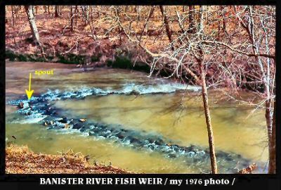 Date night, $45 ½ litre house wine and fajitas. Fish Weir - Native American Artifact - Exploring the Out