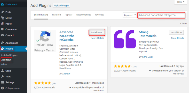 Adding captcha protection · log in to wordpress as the administrator. How To Use Captcha On Wordpress Website