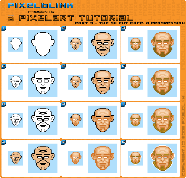 Isometric pixel art character tutorial / we'll update the file as more tutorials come out