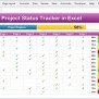 Video Thumbnail: Project Status Tracker In Excel | Step By Step ...
