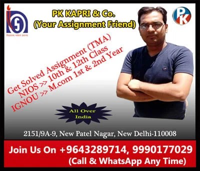 nios solved assignment