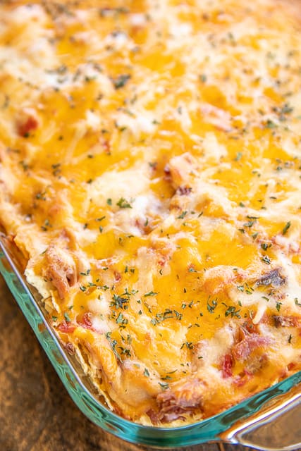 Add soups, ro*tel, and chicken to onion. Pulled Pork King Ranch Casserole - Plain Chicken