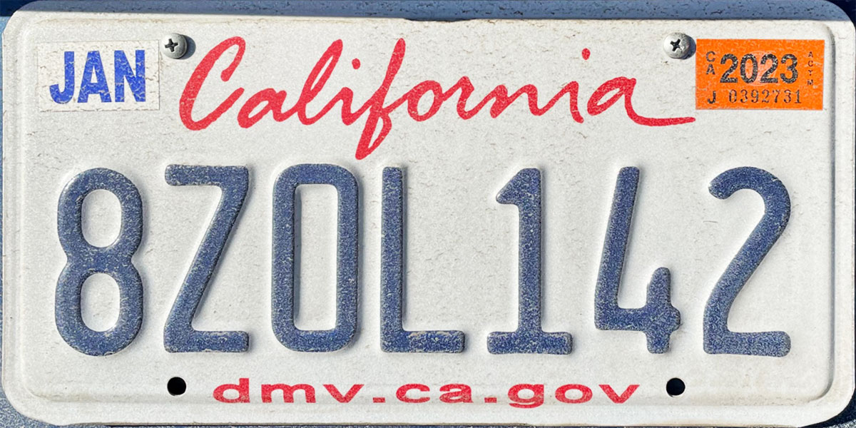 California 2025 registration sticker change