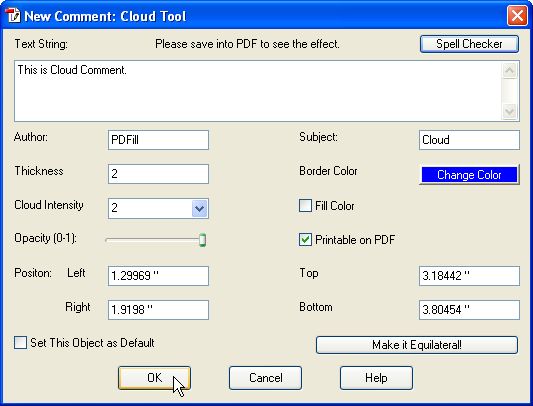 Pdf Comment Markup Tools Add Cloud Comment Into A Pdf Document - High Quality Nature Texture - Ultra HD