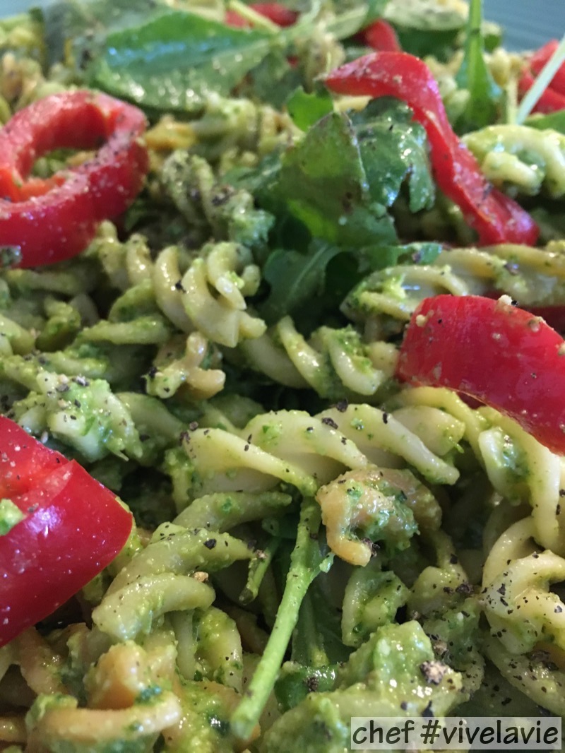 groene pastasalade
