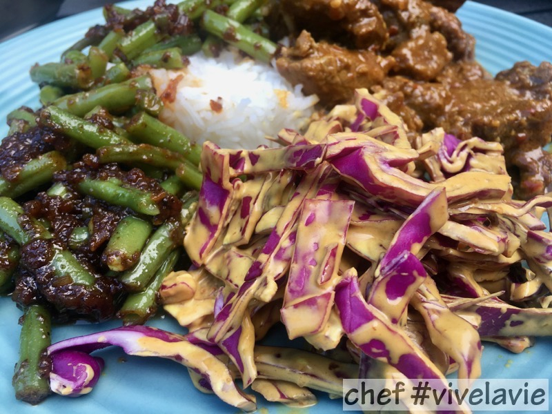 Indische rode kool salade