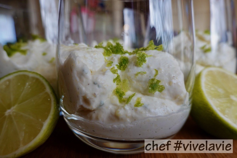 Mango limoen mousse