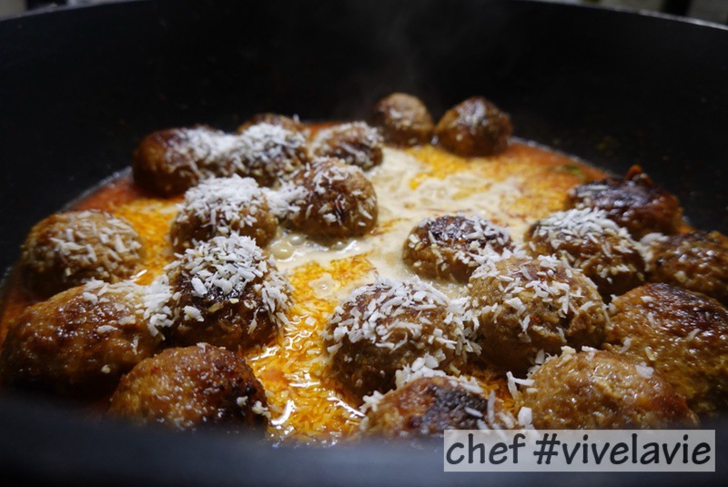 Rendang gehaktballetjes