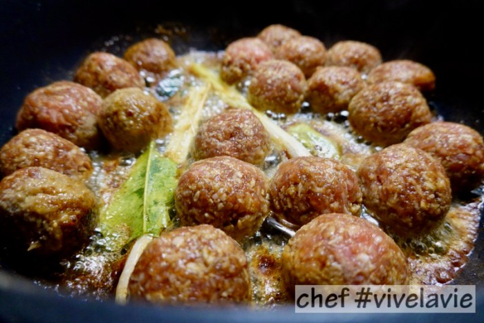 Rendang gehaktballetjes