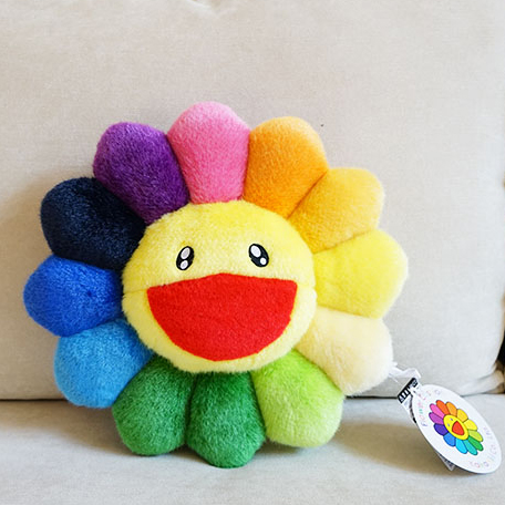 Takashi Murakami Flower Plush 30CM Rainbow/Yellow