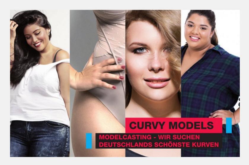Jetzt bewerben! Curvy Models für TV Wettbewerb von RTL2 gesucht
